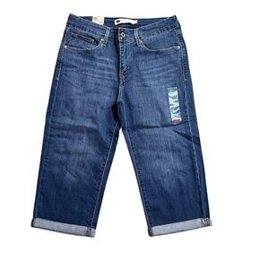 Signature by Levi Strauss Blue Capri Jeans